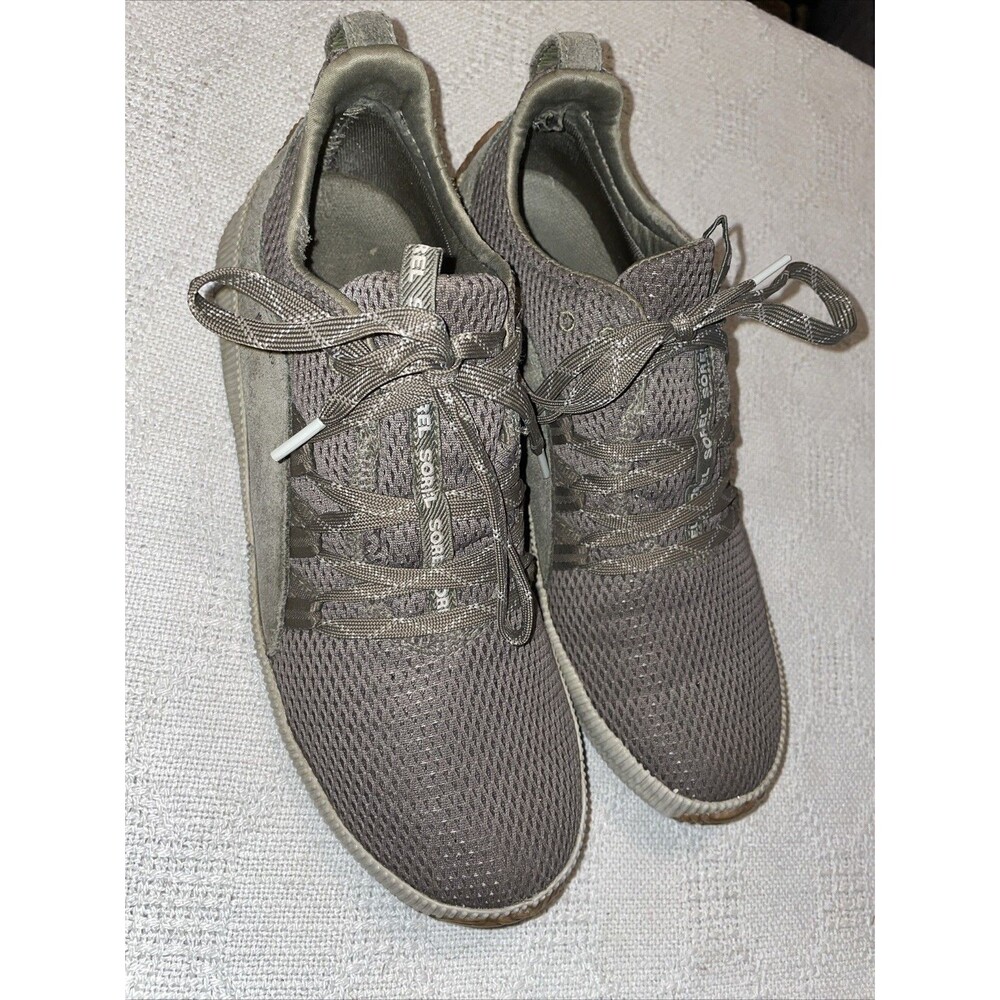 Sorel Women’s Athletic Shoes Size 10 M Gray Green Fabric Outdoors Athleisure
